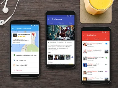 Vonn Material Design Mobile UI Kit app design ui ui design ui kit