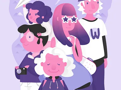 Belocal - new launching page! design family feature flat graphic illustration kawaii launching page responsive travel