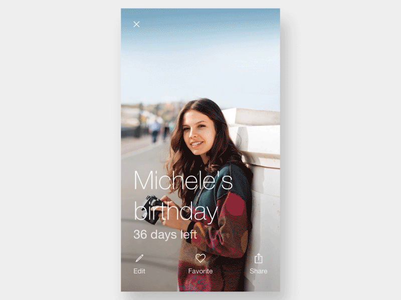 Share Event ae after effects clean countdown days events gif interface share simple social media