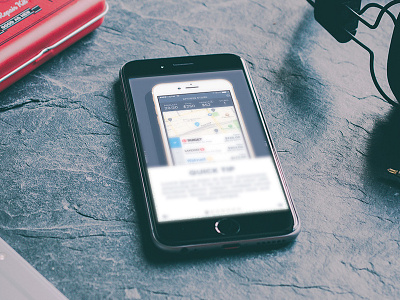 Quick Tip for Shopping App Concept concept quick tip