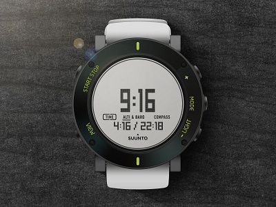 Suunto White Crush photoshop shapes suunto watch