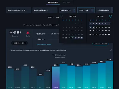 FLYR Web App app dark ui data visualization flyr futuristic graphs layout travel uiux user interface visual web design
