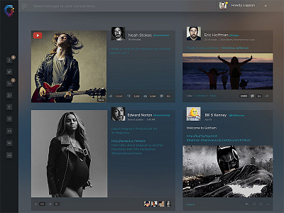 Dashboard 2x business app concept connections consumer app logo design social network ui ux web app
