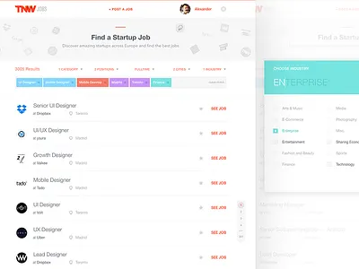 TNW — Redesign redesign site tnw tyba ui ux web webdesign