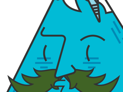 Mr. Mountain Man andes aspen blue ridge mountains cartoon character design everest folklore illustration man mountain mr. vector