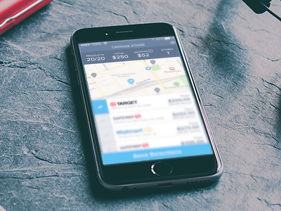 Stores Page Concept for Shopping App stores mobile app stores page ux ui