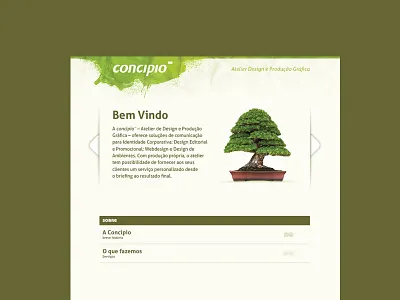Concipio Landing page
