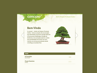 Concipio Landing page