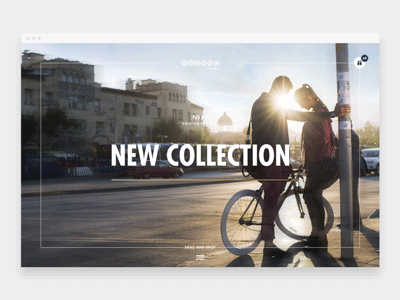 Introduction — Lookbook animation clothing experience fashion flare interactive introduction lookbook motion timeline ui