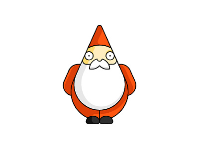 Santa character character design christmas christmas character christmas decorations clean father christmas festive flat flat graphics geometric geometric character holiday holidays illustration santa santa claus simple vector winter