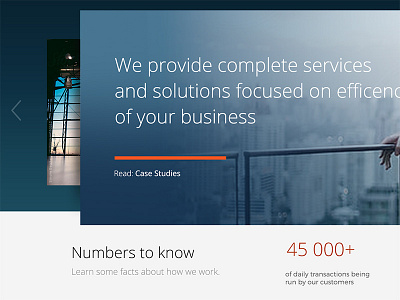 carousel blue carousel layout orange web
