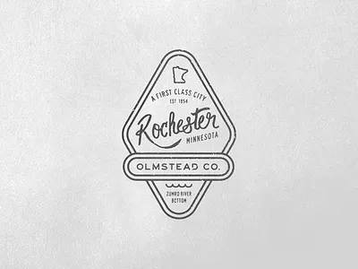 Minnesota Warm Up Series #11 badge brush lettering minnesota mn warm up series practice rochester script stay warm typography