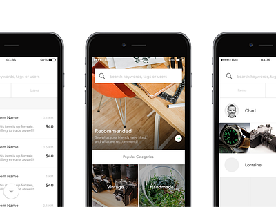 Explore (Preview) categories exploration explore filters ios madeintoronto minimal search toronto ui ux