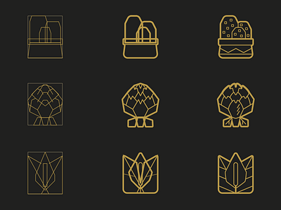 WP - Folklore artichoke cactus case study flower food icon icons mexico plant set vase
