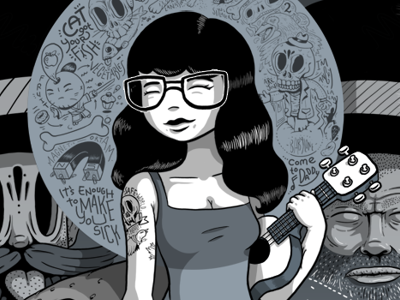 WO'MEN art artist character design color digital fear illustration illustrator istanbul peace wacom woman