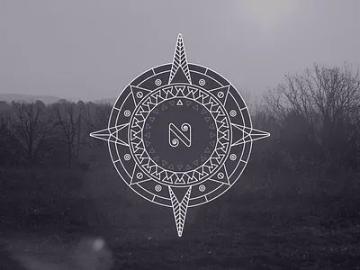 Compass compass geometric line line art n north radial star symmetrical symmetry