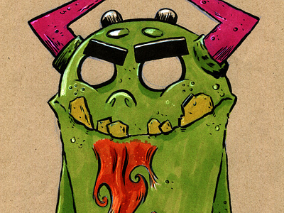 Sketchmonster character design illustration marker sketch