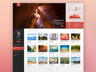 Prop black clean design minimal red simple ui ux web web design website white