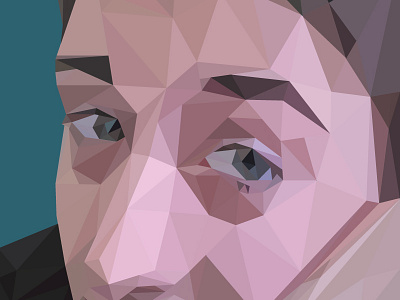 Self Portrait illustration illustrator polygon portrait