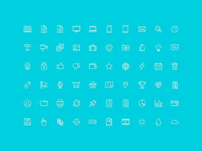 The Nice and Serious UI Icon Set ai dashboard download flat free icon icon set layout ui ux vector