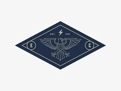 Eagle Coffee pt.V badge baltimore beverage branding coffee drink eagle hot logo roasters