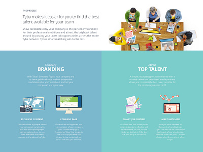 Landing Fragment clean flat homepage landing minimal ui web website