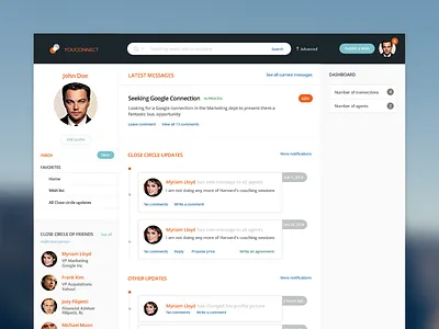 Stream page app city clean flat icon material ui ux widget