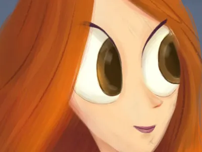 face study face girl portrait young