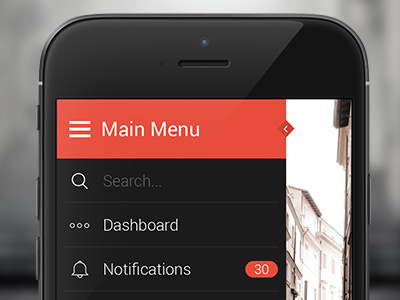 Menu Style design interaction interface ui ux