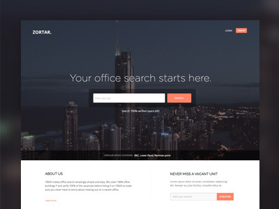 Real Estate Website 17seven real estate website design search ui design ux design webdesign website