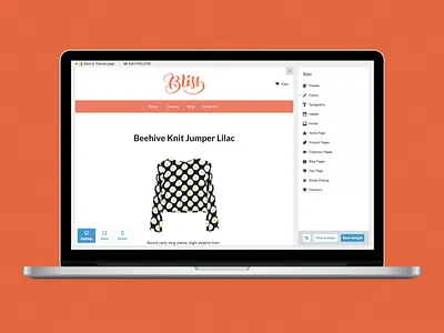 Introducing Storefront Editor online preview shopify sidebar store viewport