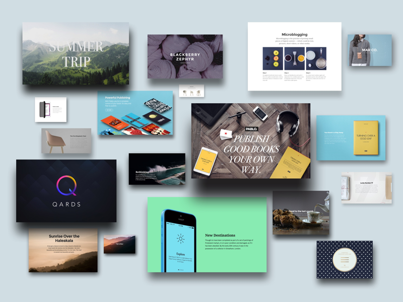 Qards Blocks landing plugin qards responsive site startup story ui ux wordpress