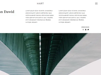 Artist Portfolio agency artist design fixed keyners menu portfolio site smiple web