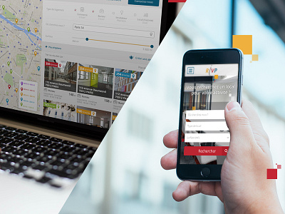RIVP booking design desktop interface mobile responsive ui website