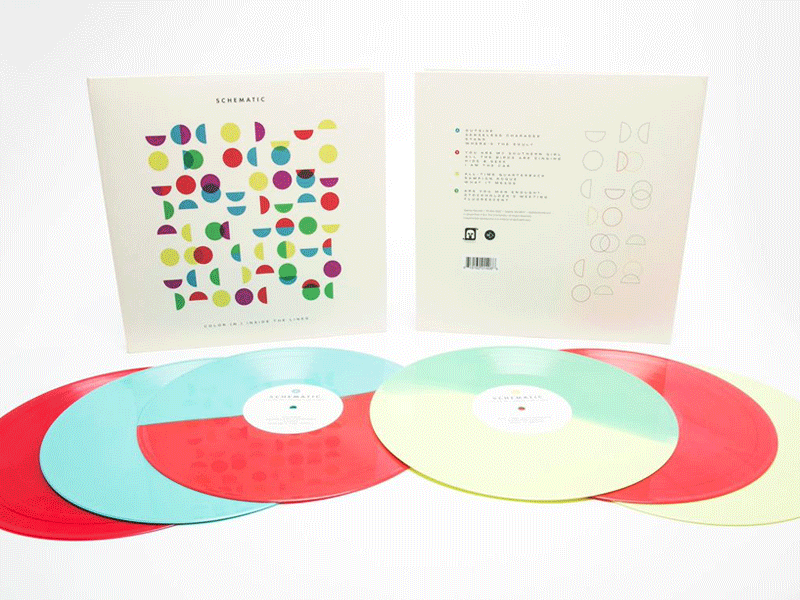 Schematic - Color (N.) Inside The Lines album art colors design geometry layout shapes