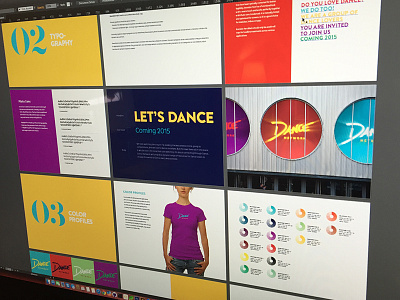 Brand Guide brand aid brand guide branding dance dance network style guide