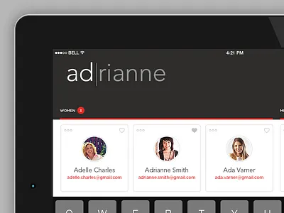 Search Customers customers ipad native ios search