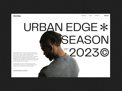 Web design for a streetwear brand. 2023 branding ecommerce modern shop store streetwear webdesign website