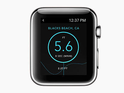 CRNT App Watch apple apple watch data visualization ios surf ui watch
