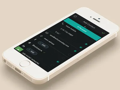 Contact add contact ios mobile