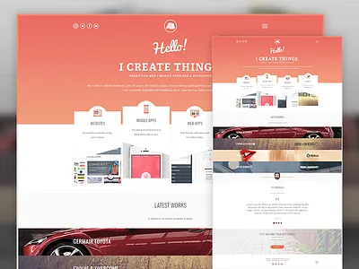Personal Portfolio Landing Page landing portfolio soon website