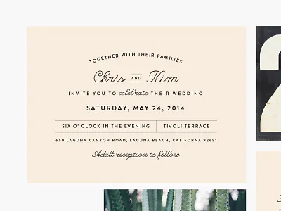 Wedding Suite invitation wedding