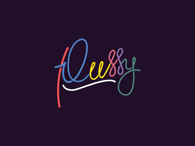 Pussy calligraphy font illustration lettering poster pussy type vector