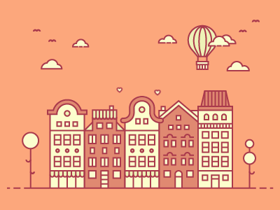love is in the air architecture city cozy fun gif heart houses love pink prague romantic toyprague