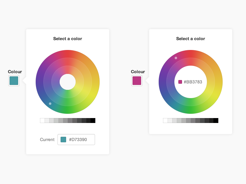 Tag Color Wheel Color wheel by Rich McNabb on Dribbble