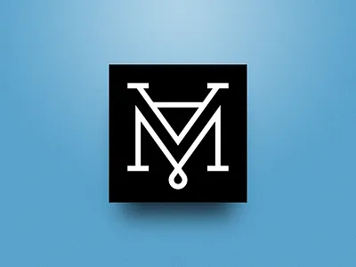 Miika & Anna monogram lettering logo monogram typography