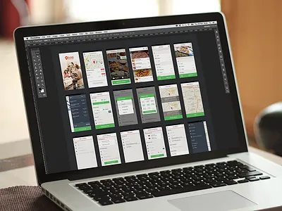 Foodbooking Android App UI android app app design foodbooking material design ui