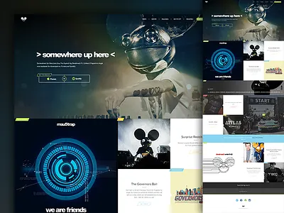 Deadmau5 Redesign deadmau5 landing website