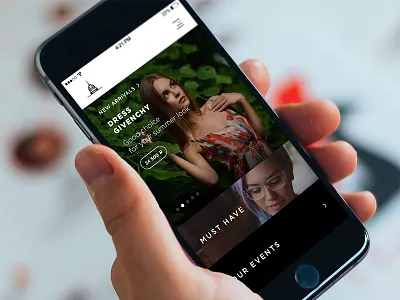 Fashion App clothes navigation dress fashion glasses ios iphone