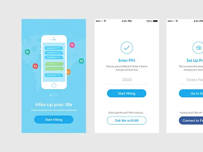 Social App Re-discovered app clean design experience interface ios7 ios8 mobile simple user